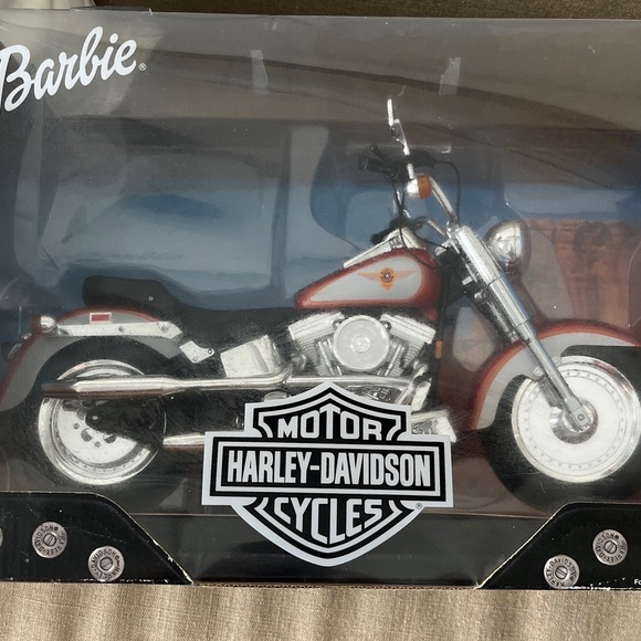 VTG 1999 Barbie Harley-Davidson Motorcycle in Red and Silver NIB* - Picture 4 of 8